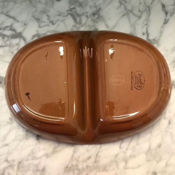 Vintage Stangl Pottery Golden Harvest Divided Dish - Picture 5 of 6